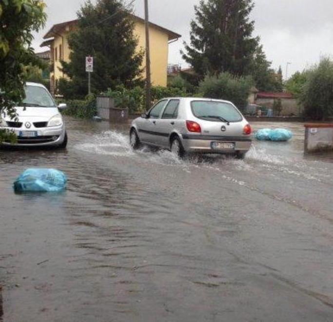 A Monsummano scantinati e garage allagati