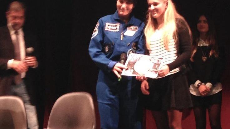 A lezione nello Spazio con Astrosamantha