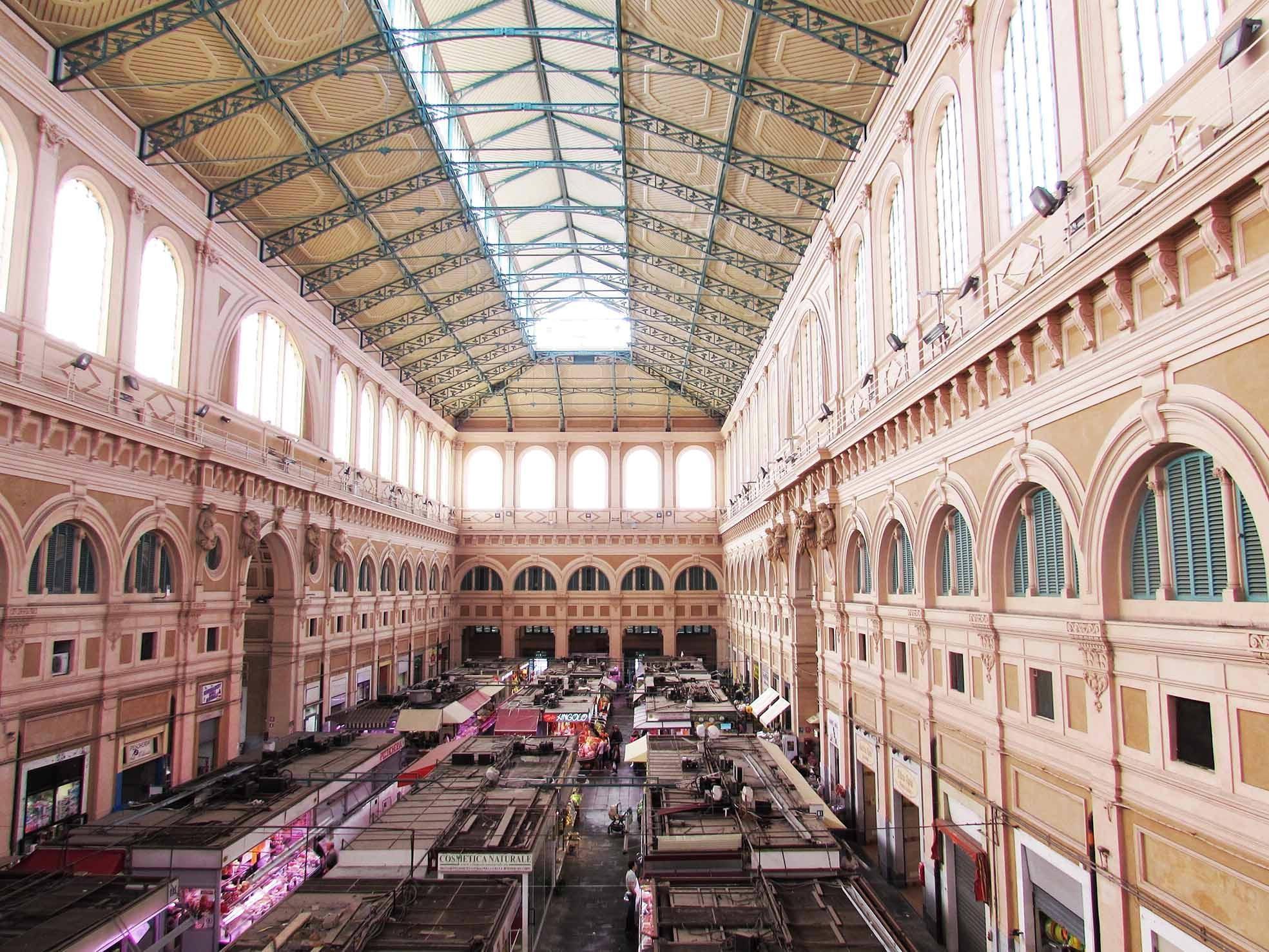 Un'affascinante veduta dall'alto del Mercato Centrale (Repetti Pentafoto)