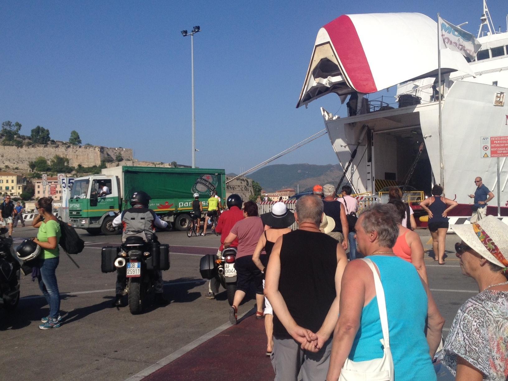 Turisti all'Elba
