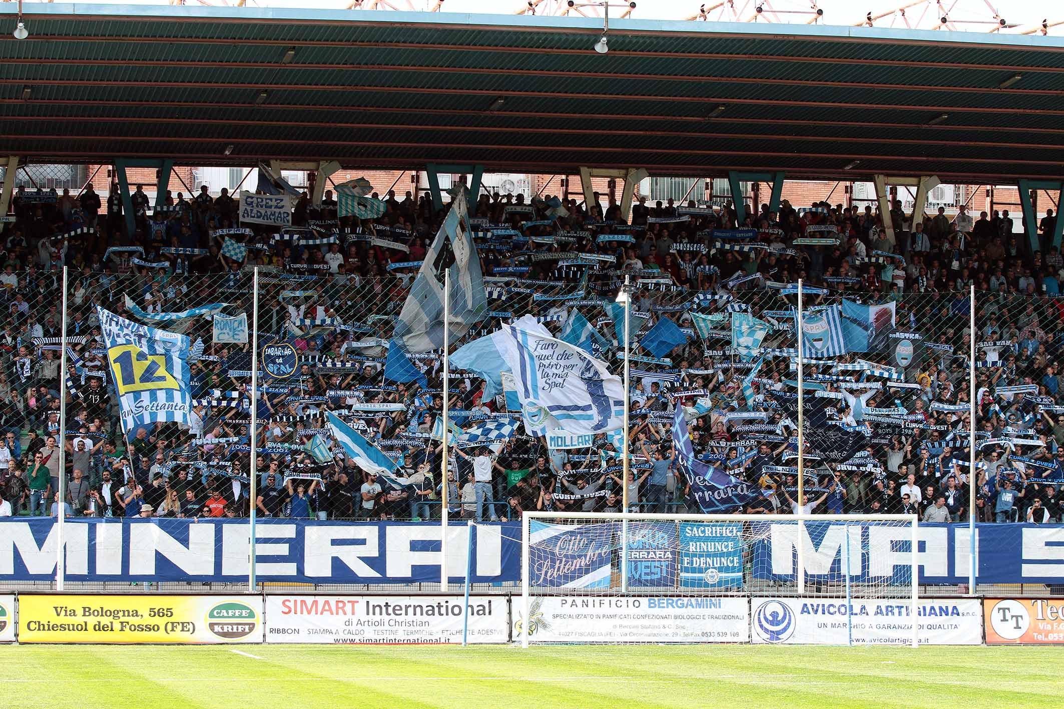 Il muro della Ovest spingerà ancora  la Spal