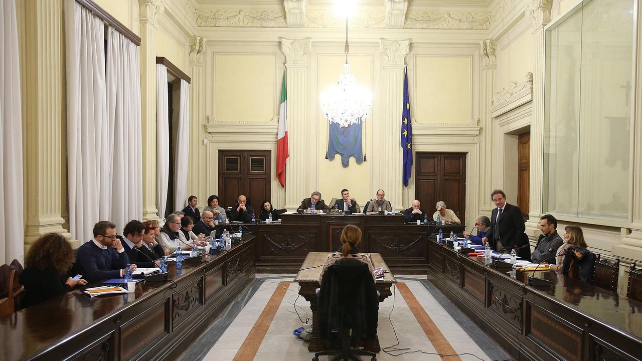 Il consiglio comunale di Montecatini (Foto Nucci)