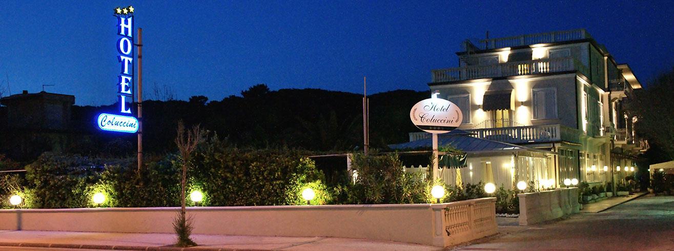 L'hotel Coluccini a Marina di Pietrasanta
