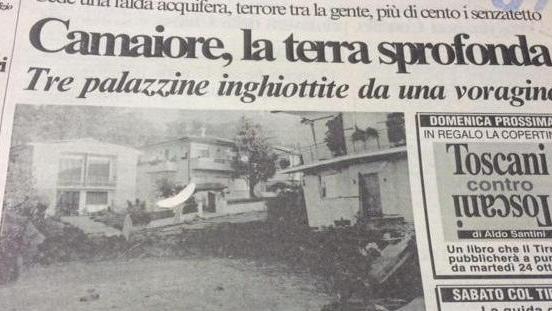 Venti anni fa la paura della voragine
