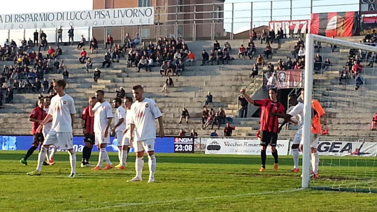 Un momento di Lucchese-Ancona