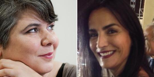 Michella Murgia e Francesca Barracciu (foto dei rispettivi profili Twitter)