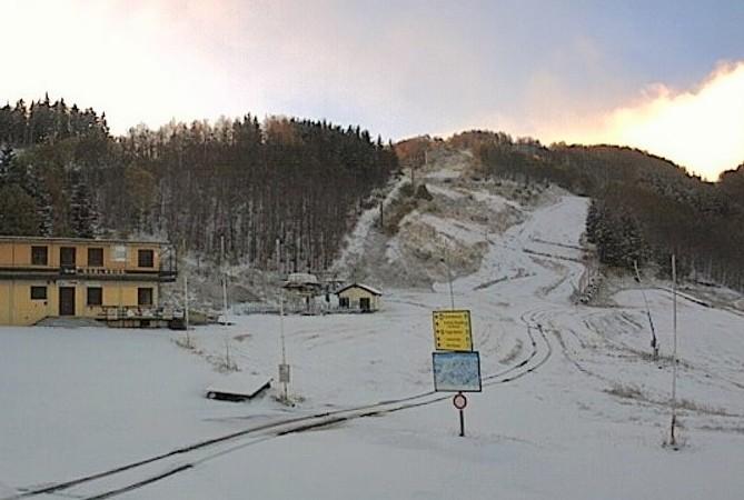 Prima neve in Appennino A ottobre è quasi un record