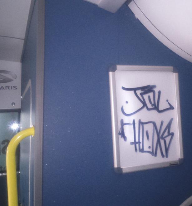 Danni e vandalismi sugli autobus nuovi 