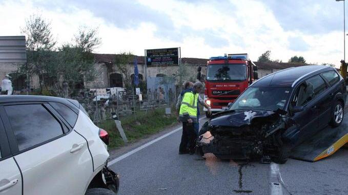 Scontro sull’Aurelia, traffico in tilt