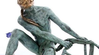 I “Bovi” di Guidi sul pontile