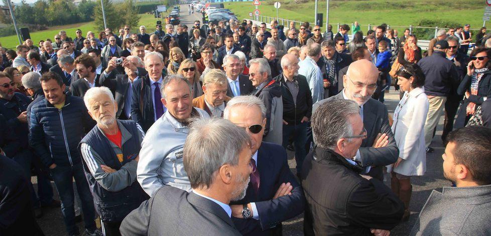 L’opera di Libeskind incorona l’ingresso della zona ceramica 