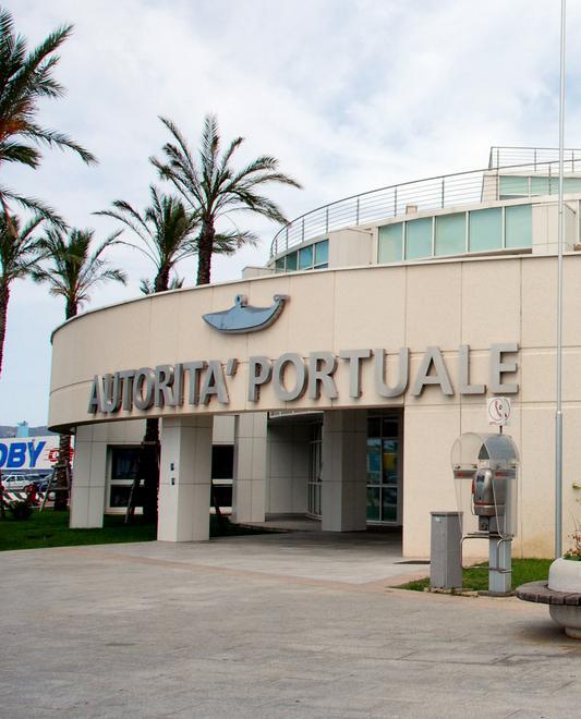 La sede dell'Autorità portuale del Nord Sardegna a Olbia