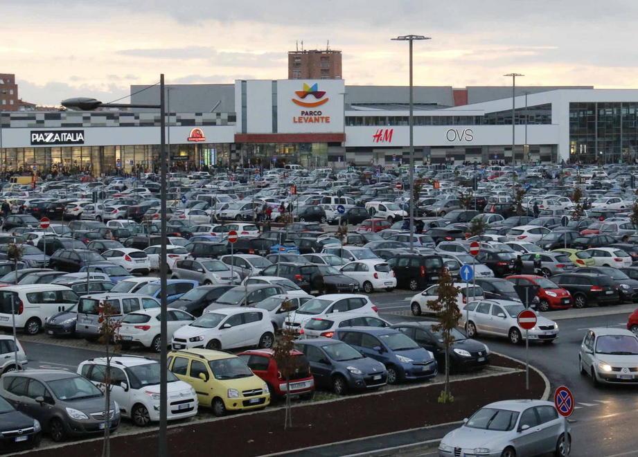 Il parcheggio del Parco Levante