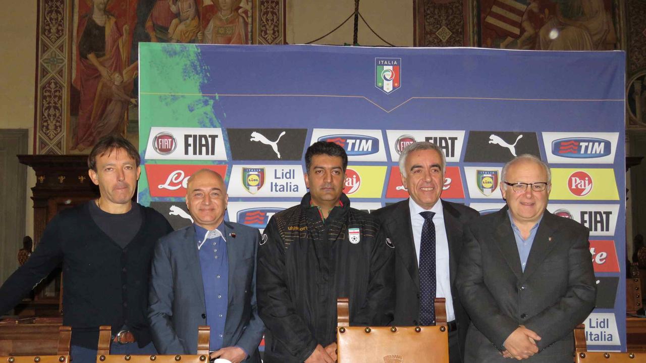 La conferenza stampa di presentazione delle amichevoli Italia-Iran