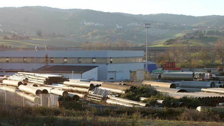 Una panoramica dello stabilimento della Tekva