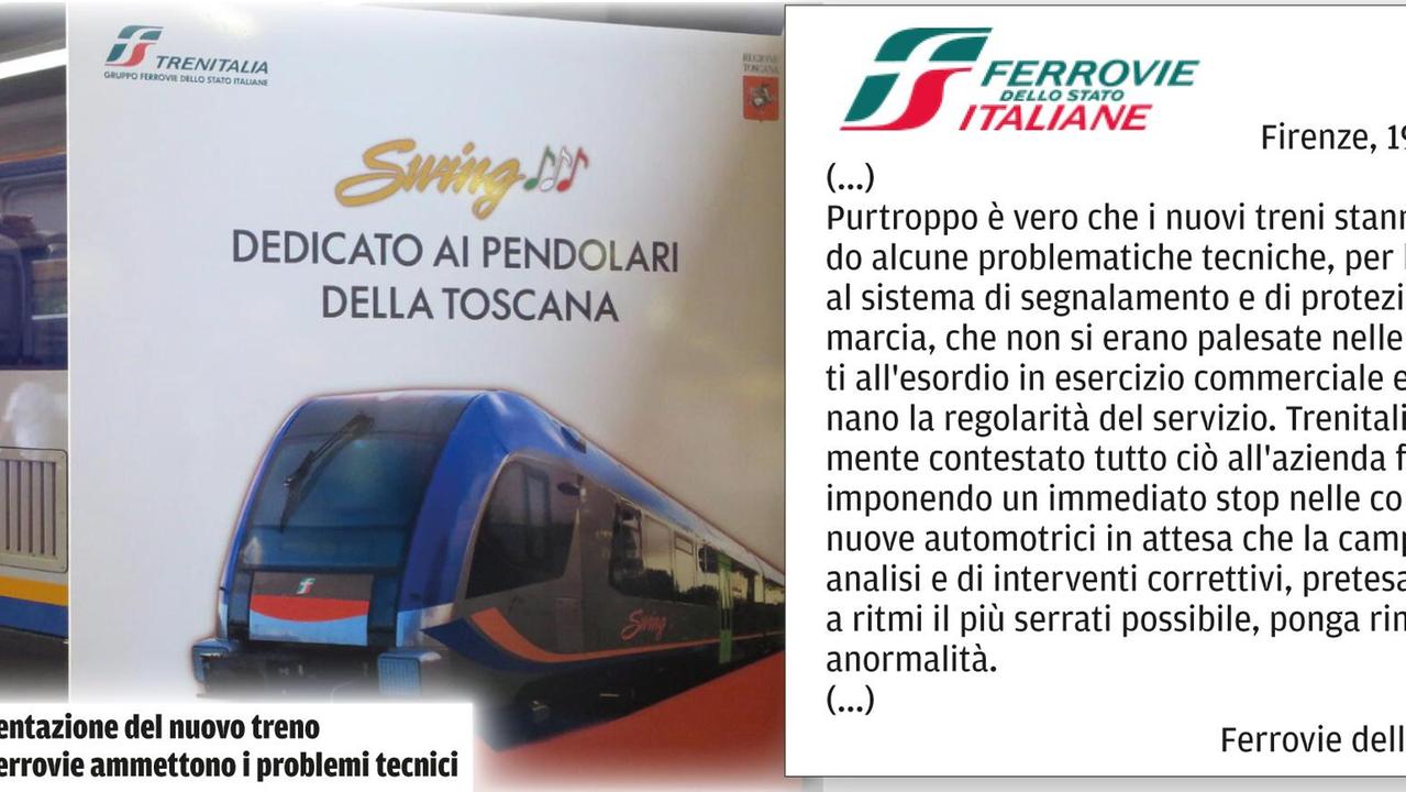 Difettosi i nuovi treni Swing costati 56 milioni