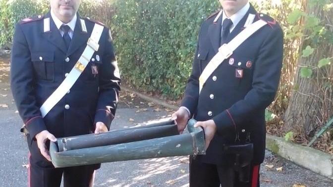 I carabinieri con le canale recuperate