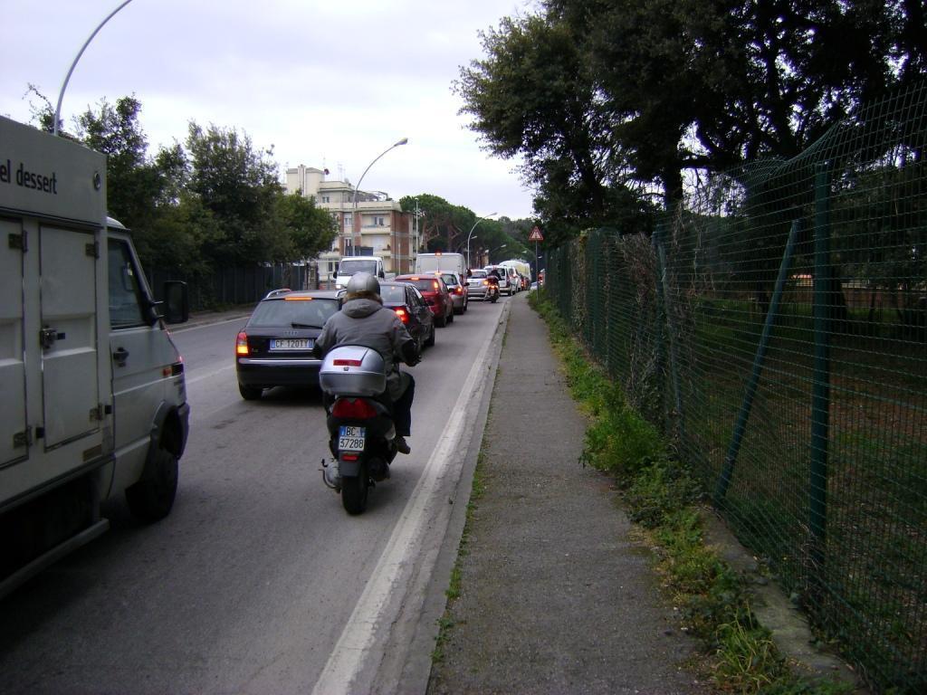 La via Aurelia a Lido di Camaiore