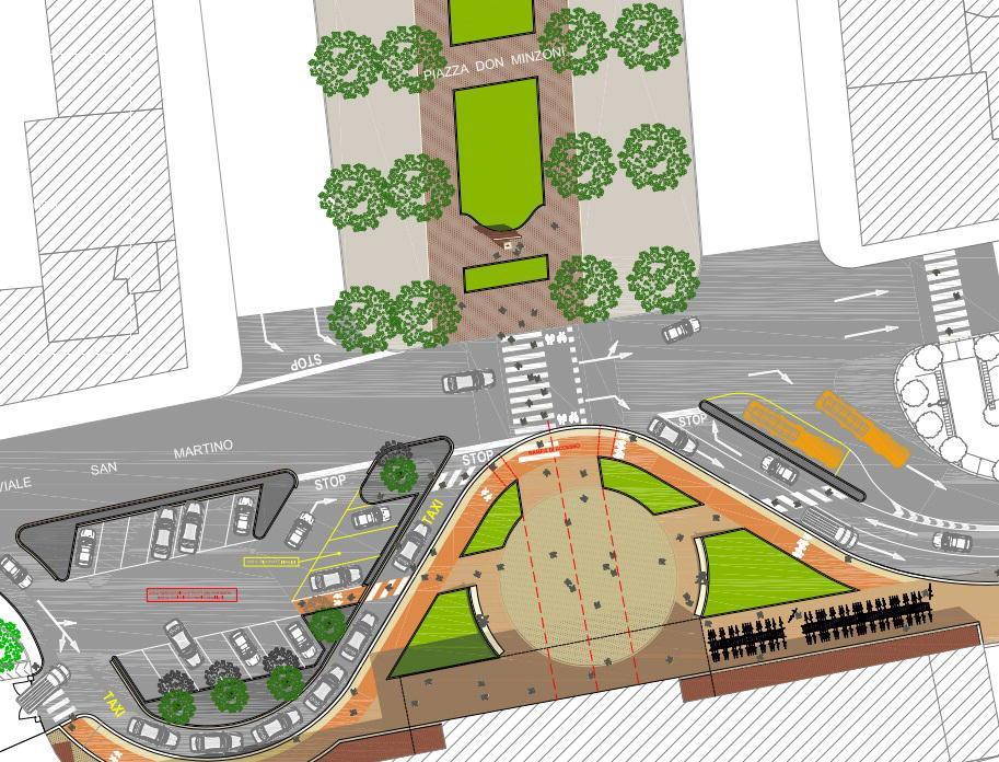 Il progetto del nuovo look di piazza della stazione