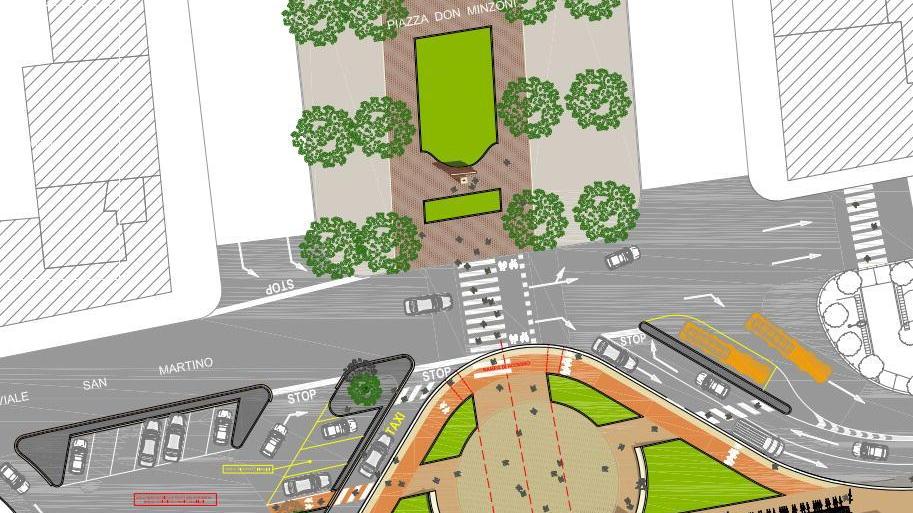 Il progetto del nuovo look di piazza della stazione