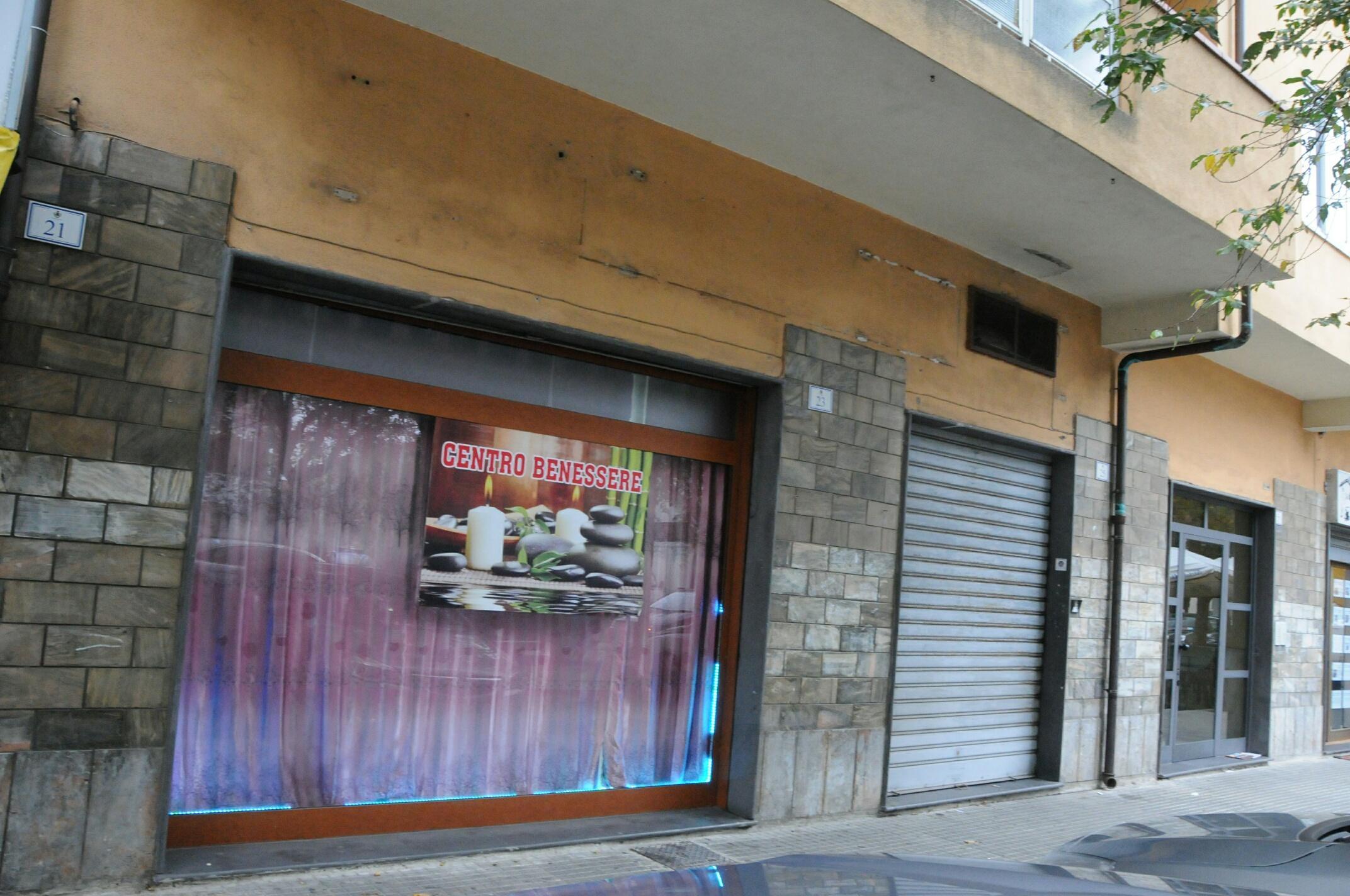 L'ingresso del "Centro benessere" (foto Massimo Locci)