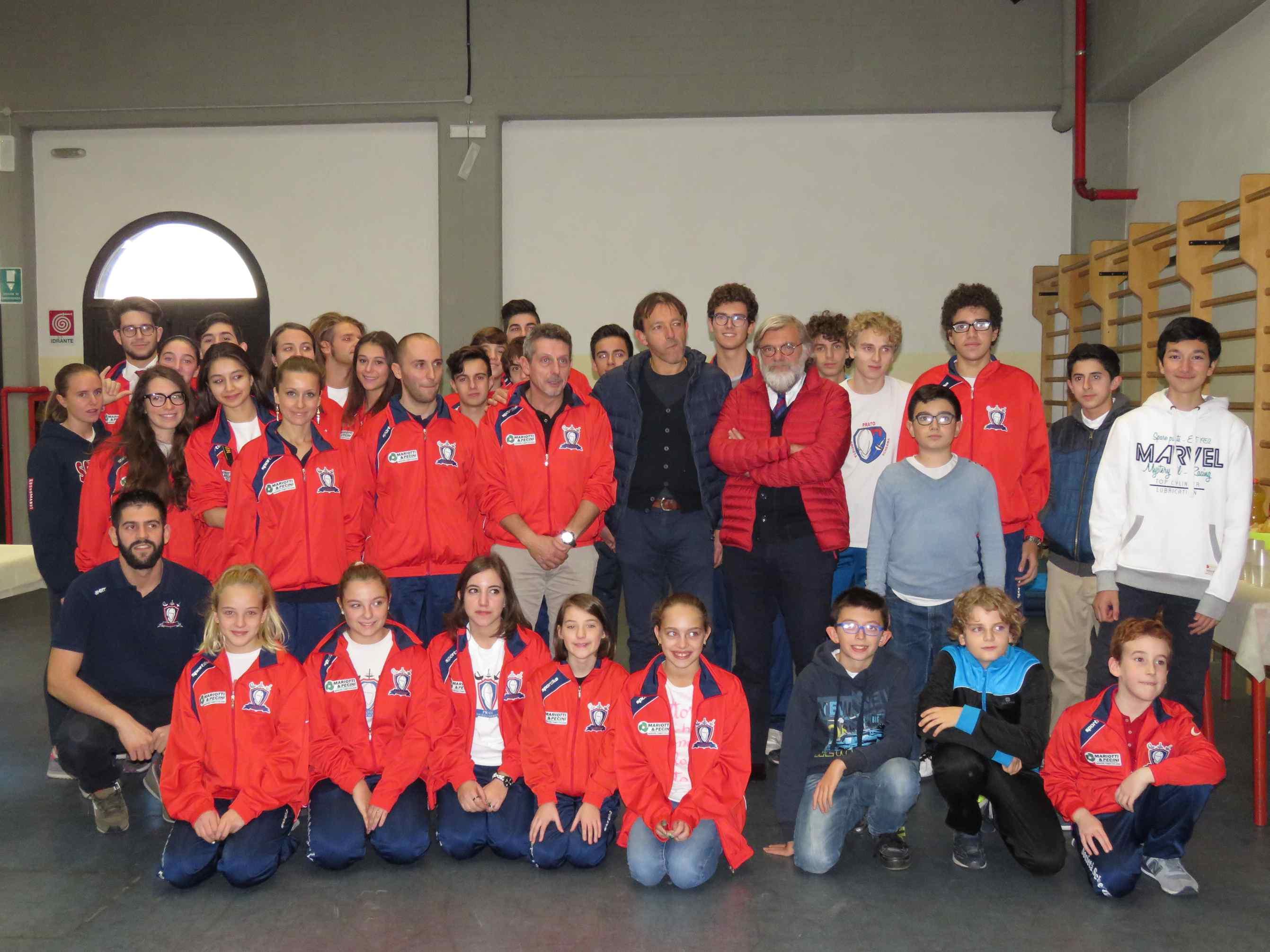 La festa per i 25 anni della Scherma Prato (foto Batavia)