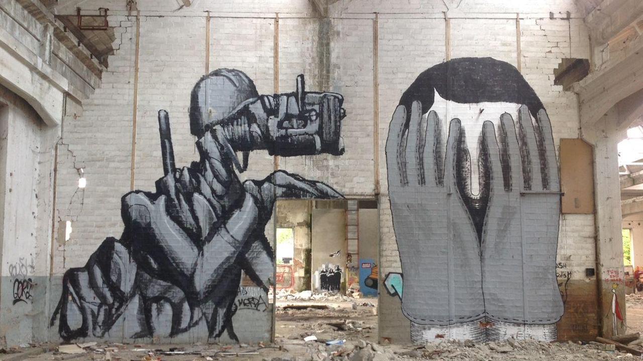 Prima e dopo: gli street-artist protagonisti alle ex Reggiane