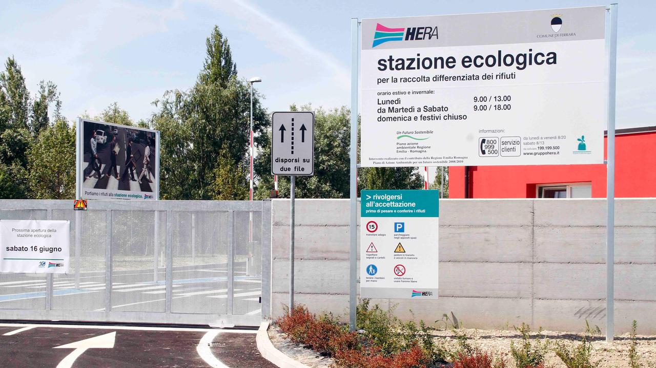 Una stazione ecologica di Hera