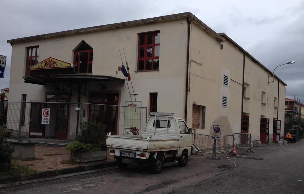 Ultimi lavori al teatro L'Ordigno