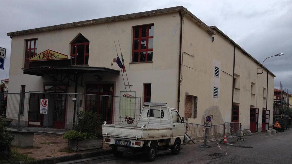 Ultimi lavori al teatro L'Ordigno