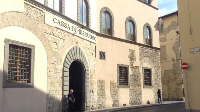 La sede della Popolare di Vicenza in via degli Alberti