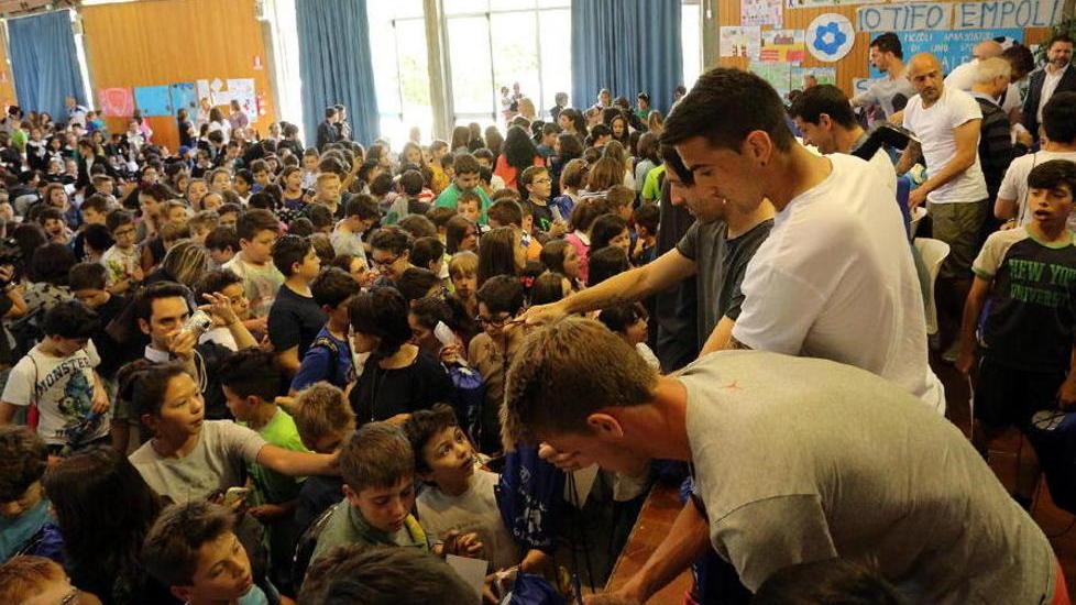 Gli azzurri pronti a tornare... in classe