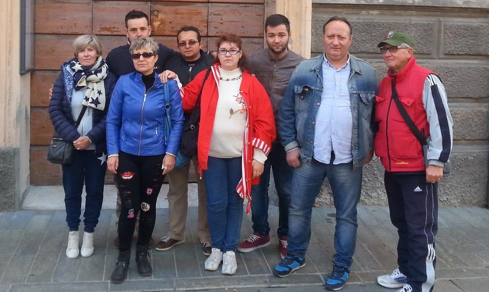 I lavoratori della ex Montanari dal sindaco