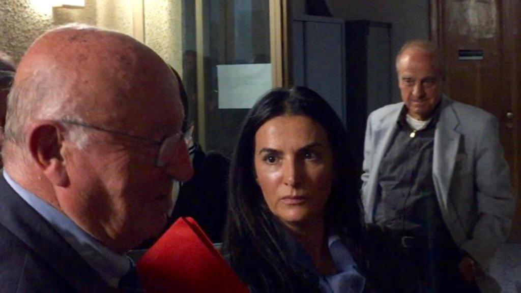 Francesca Barracciu con l'avvocato Franco Luigi Satta