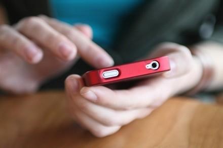Un telefono cellulare in una foto d'archivio