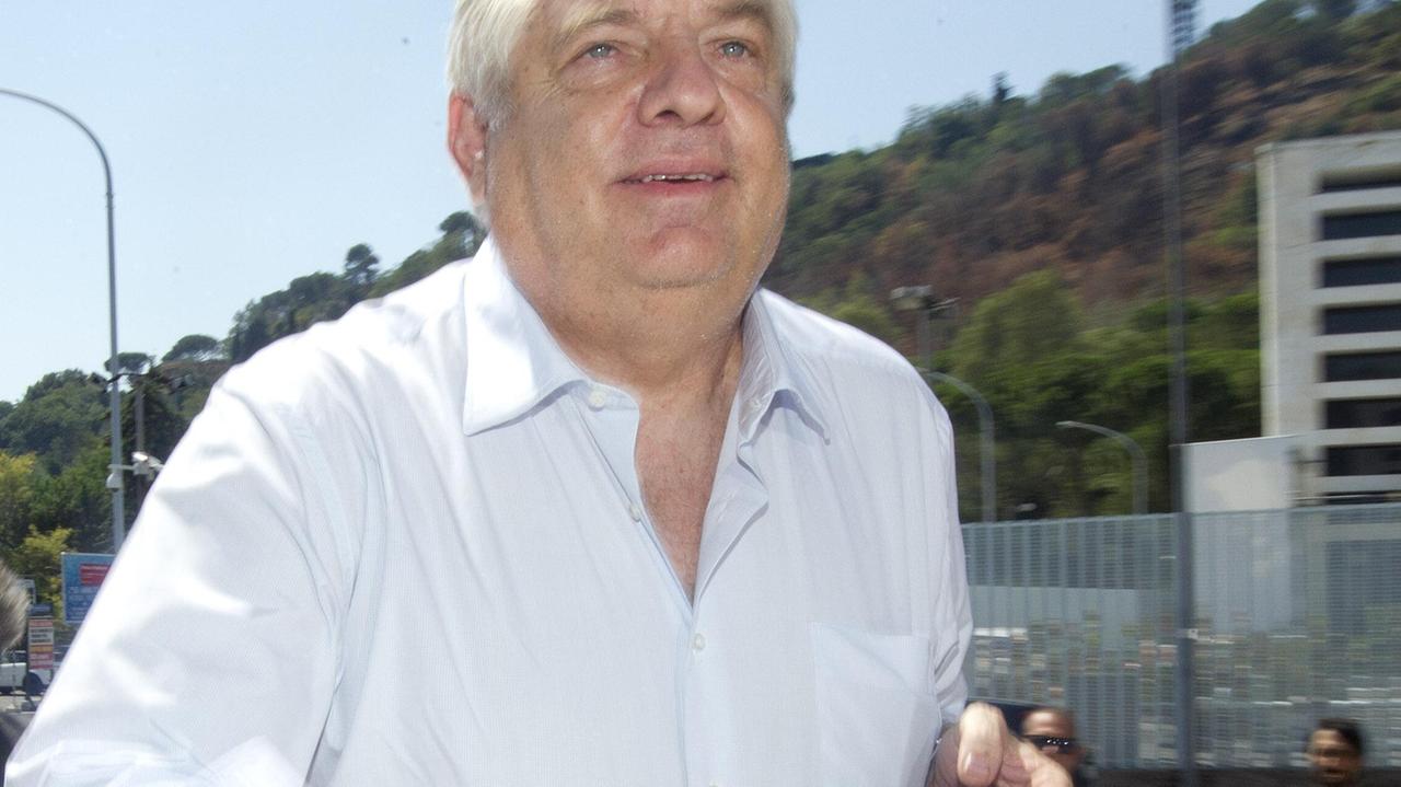 Piero Camilli nei giorni del processo di appello della giustizia sportiva