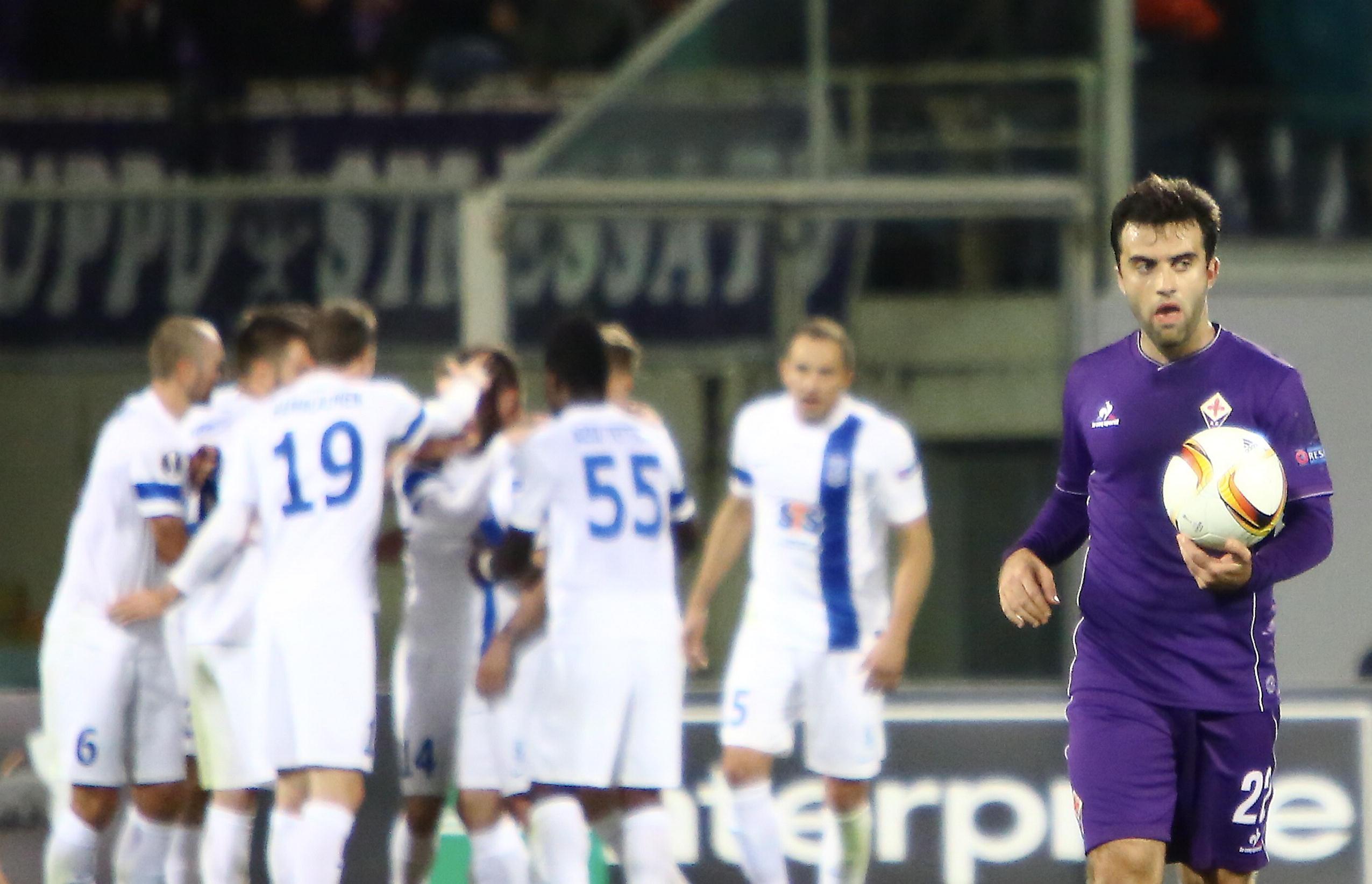 Pepito Rossi dopo aver segnato il gol dell'1-2 