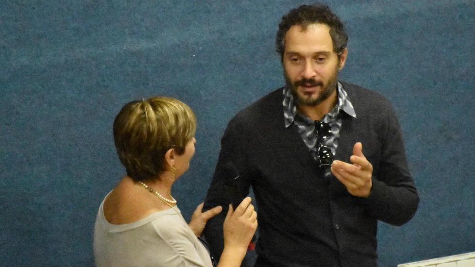 Claudio Santamaria incanta gli alunni dell’Ungaretti