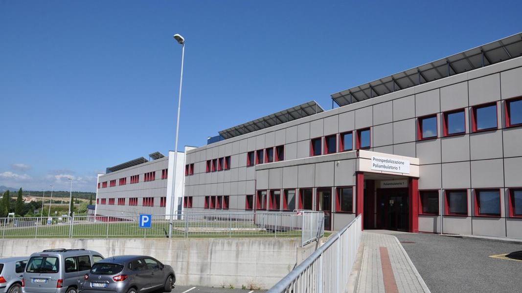 Veduta dell'ospedale di Cecina