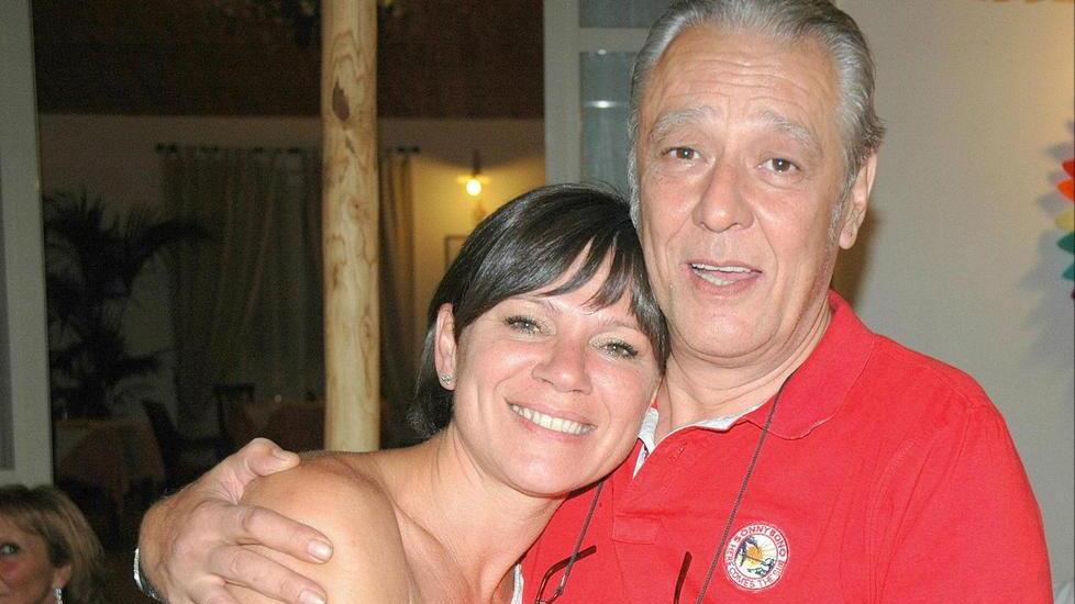 Gianluca Cucchiar con la moglie Lara