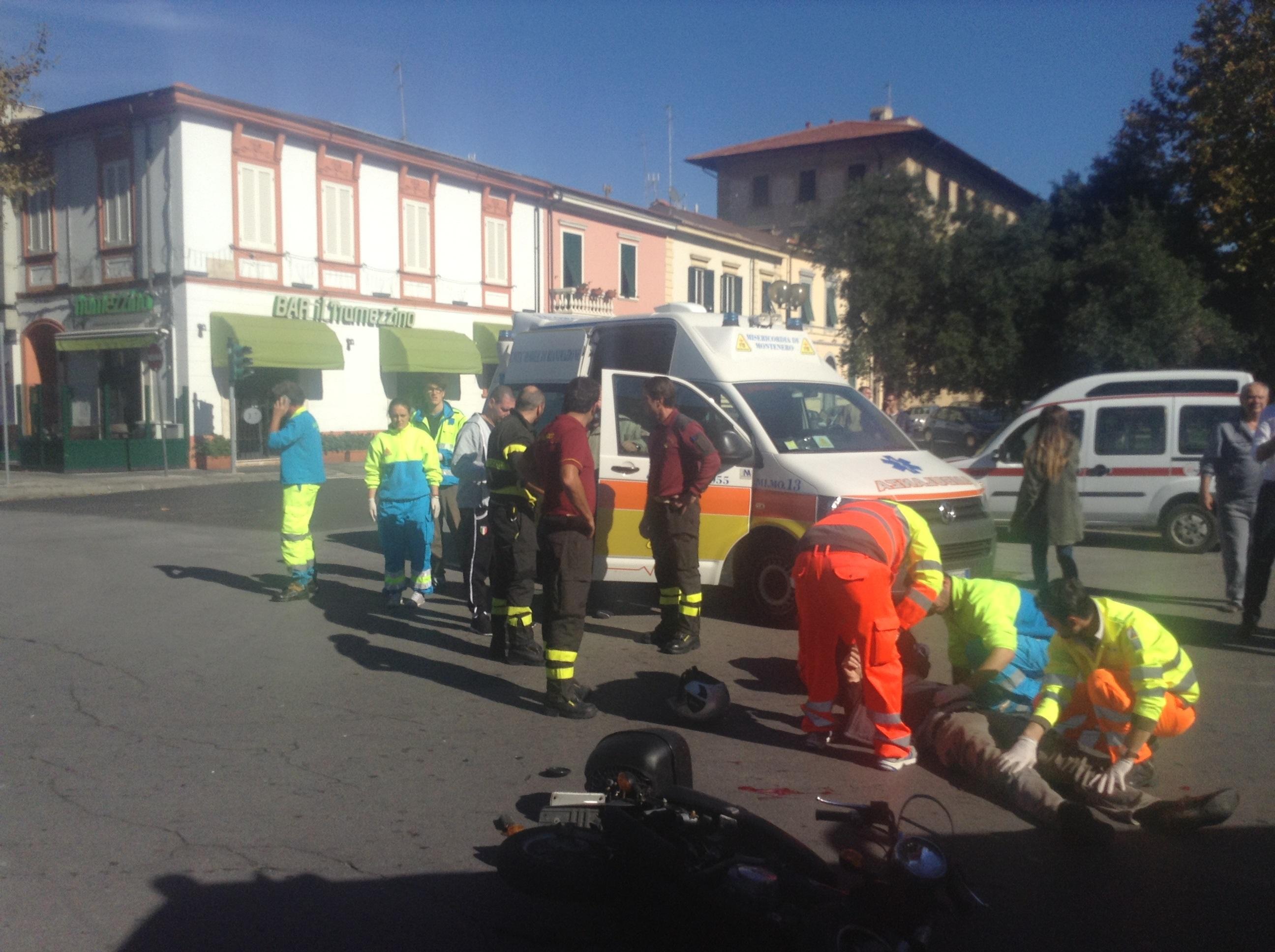 I soccorsi immediatamente dopo l'incidente (Vincenzoni)