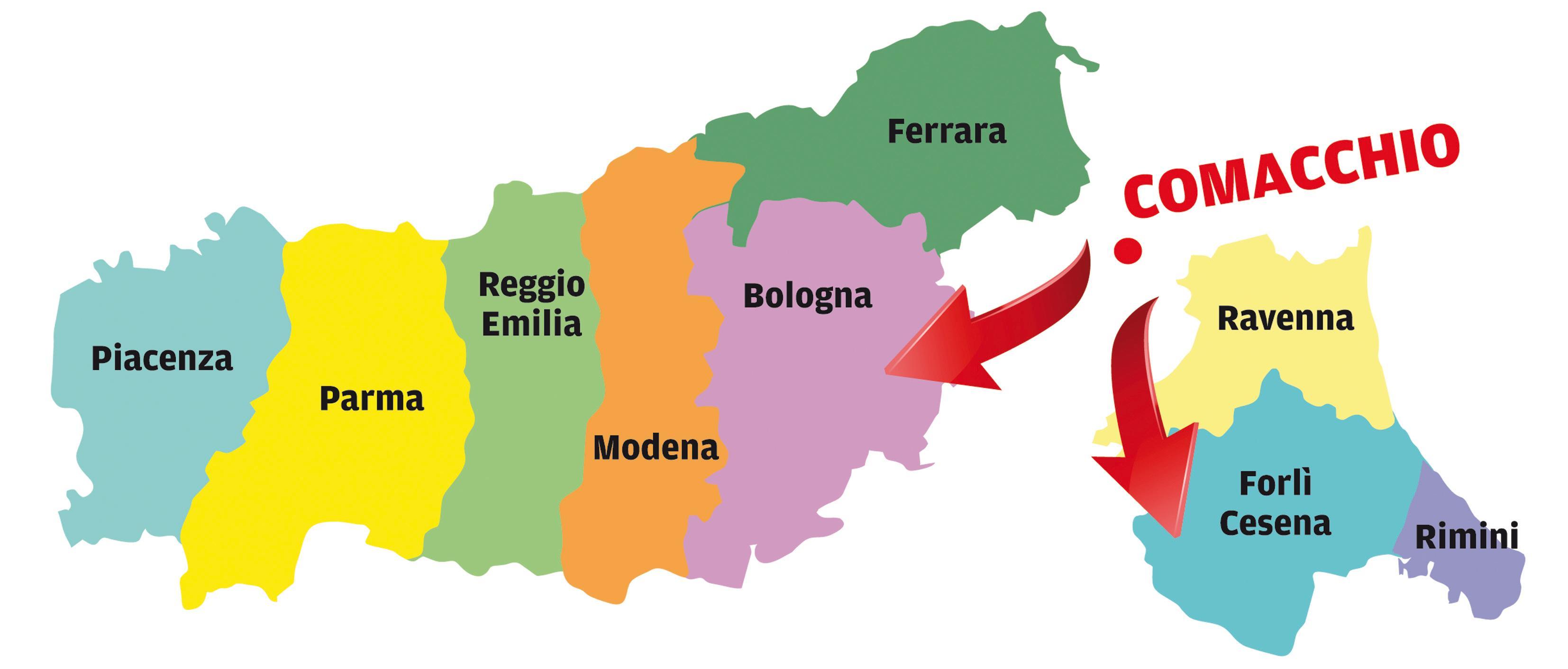 Un comacchiese può diventare riminese? 