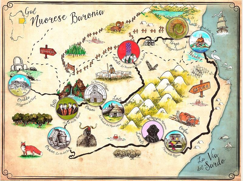 L'itinerario turistico «La via del Sardo»