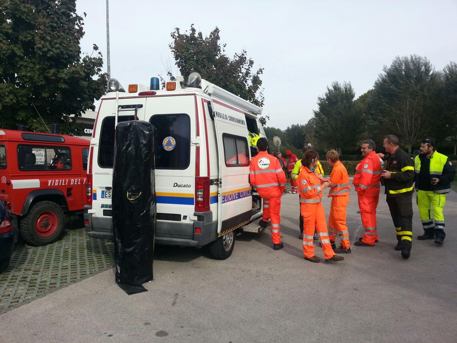 Il punto di coordinamento delle due persone scomparse
