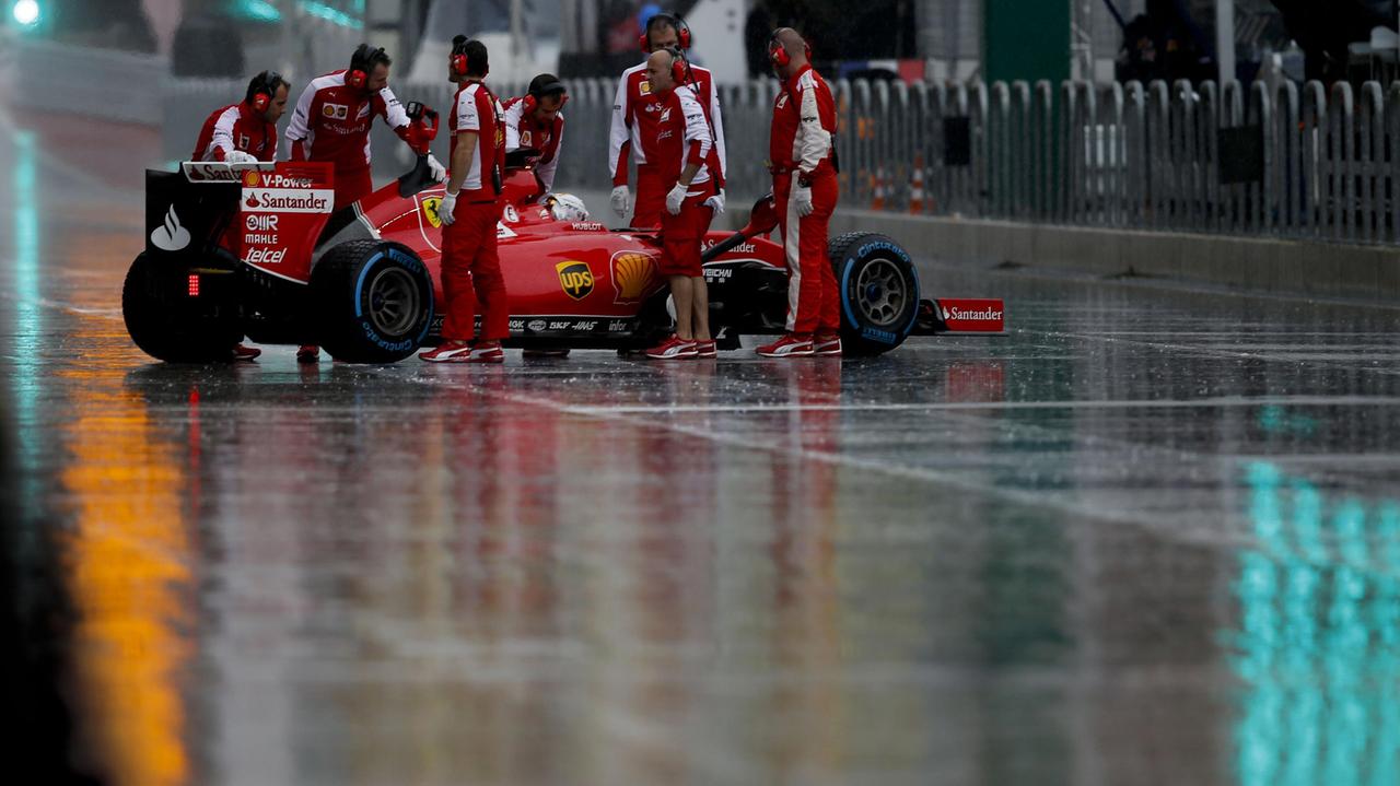 La Ferrari sul circuito di Austin negli Stati Uniti