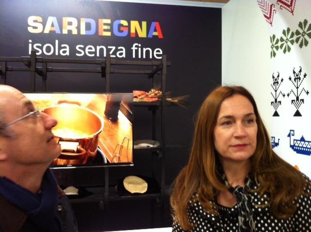 L'assessore Elisabetta Falchi all'Expo