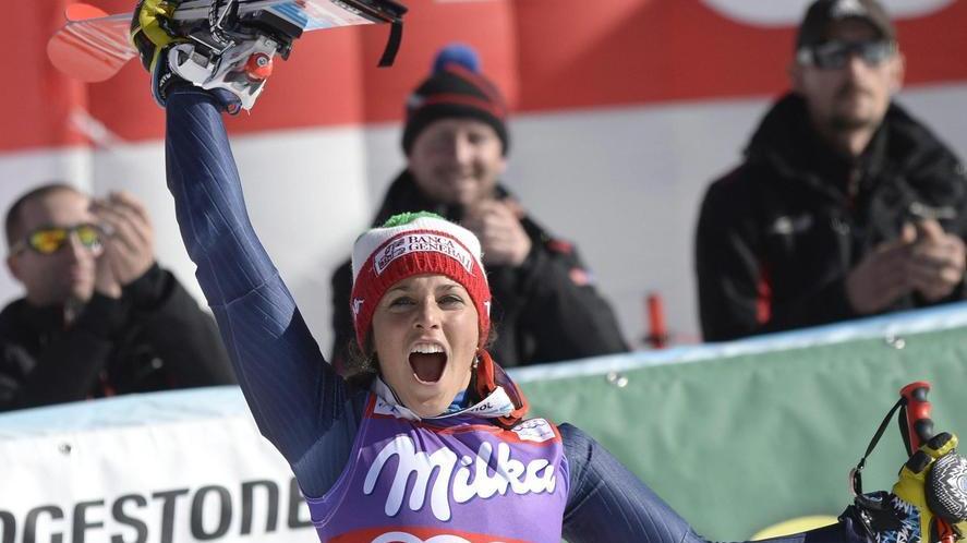 Federica Brignone prima nel gigante di apertura