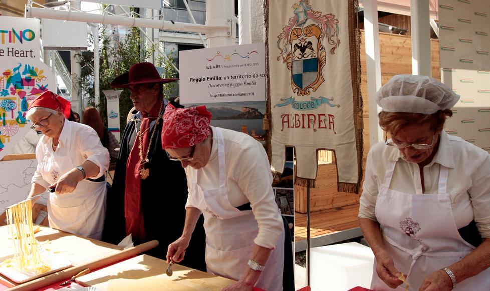 Le “sfogline” di Albinea tornano dall’Expo