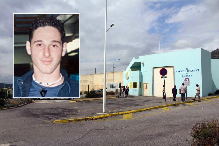 Il carcere di Grasse in Francia dov'è morto Daniele Franceschi (nel riquadro)