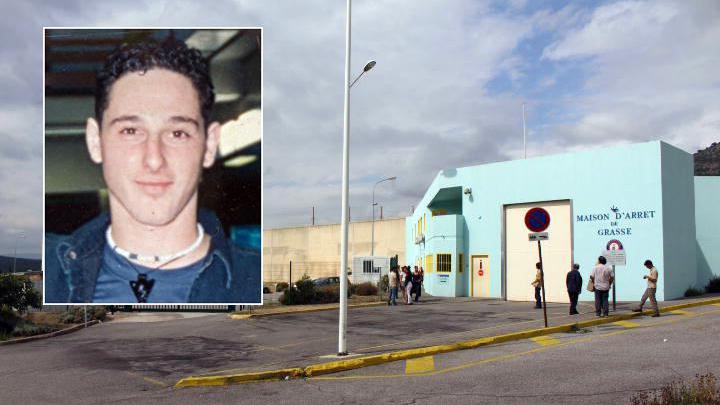 Il carcere di Grasse in Francia dov'è morto Daniele Franceschi (nel riquadro)
